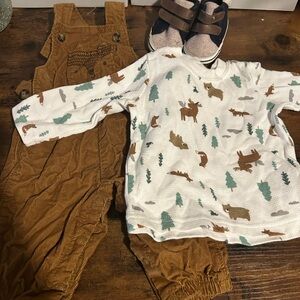 Kids Animal Print Long Sleeve Shirt